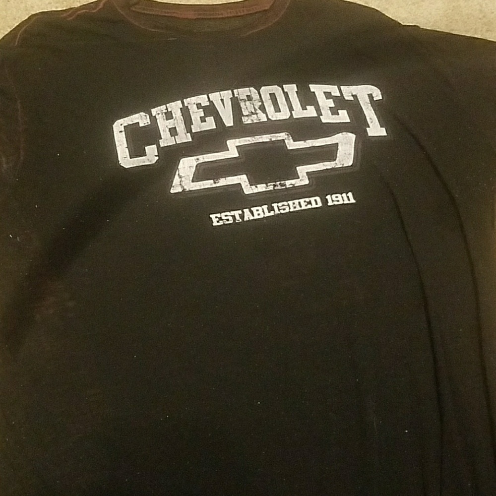 Mens Maroon Chevy Shirt